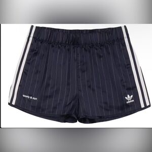 Adidas x sporty & rich silk track shorts - new with tags